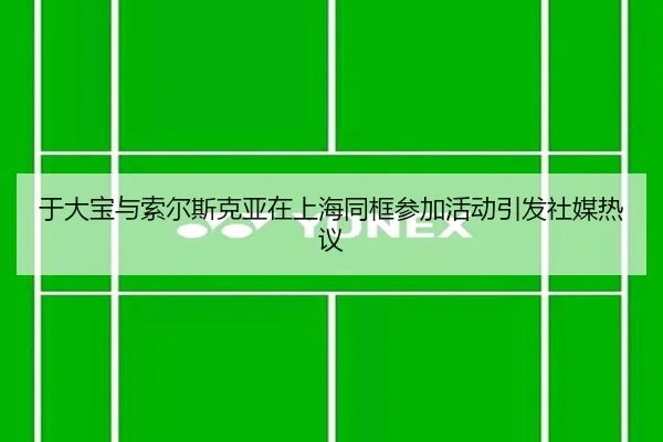 于大宝与索尔斯克亚在上海同框参加活动引发社媒热议